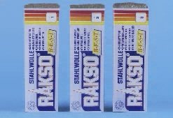 Rakso Stahlwolle Sorte 3 sortenreine Stahlwollbänder, 200 g