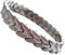 Klassisches Vintage Blätter Power Energie Edelstahl Magnetarmband Leave Energetix 4you 8260 massiv Uni Silber XS bis XXL