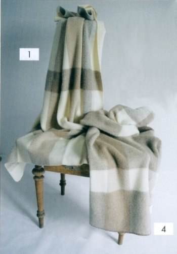 STEINBECK Decke Igor aus 100% Schurwolle, 150 x 200 cm Gewicht ca. 1300 g Farbe 4