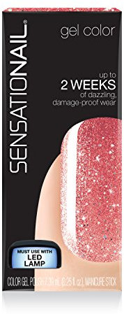SENSATIONAIL Gel Polish, Rose Gold Glitter