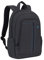 Rivacase Notebookrucksack bis 15.6 Zoll und einem Innenfach für Tablets bis 10,1 Zoll – Stilvoller Laptop Rucksack aus wasserabweisendem Material mit extra verstärkten Seiten /
