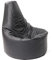 Beanbag Gamer Arm Chair Adult GAMING Bean Bag Faux Leather Game XL Seat POD Bags (Black)
