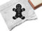 Stempel Weihnachtsstempel LEBKUCHEN-MANN - Motivstempel Weihnachten Advent Karten Basteln Backen Weihnachtsdeko Geschenk für Kinder - zAcheR-fineT