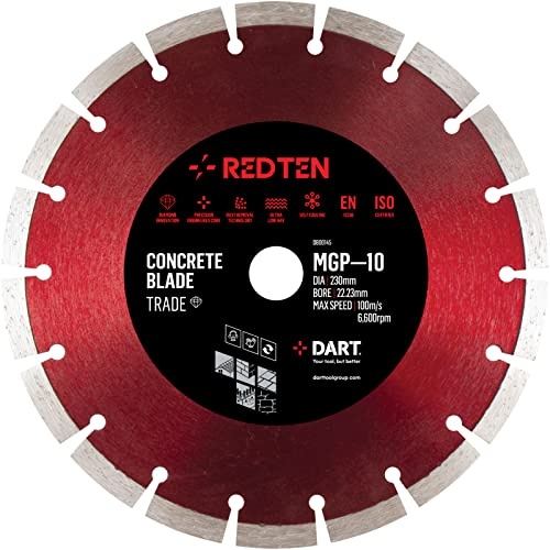 DART DB00120 SMI-7 Diamond Blade, Red