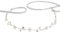 YAZILIND Mode Tiara Elegante Legierung Schneeflocke Strass Braut Hairband Silber Frauen Mädchen Haarschmuck für Hochzeitsgesellschaft