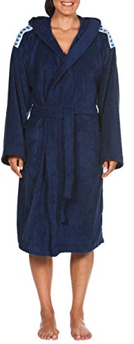arena Soft Robe, Peignoir en Coton pour Hommes et Femmes, Peignoir en Coton avec Capuche et Poches, Peignoir Unisexe en Tissu Eponge, Confortable et Léger