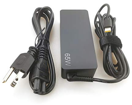 Getue Laptop Charger 65 W Watt USB Type C (USB-C) AC Power Adaptor for Lenovo ThinkPad Yoga, ADLX65YDC3A, ADLX65YCC3A, ADLX65YLC3A