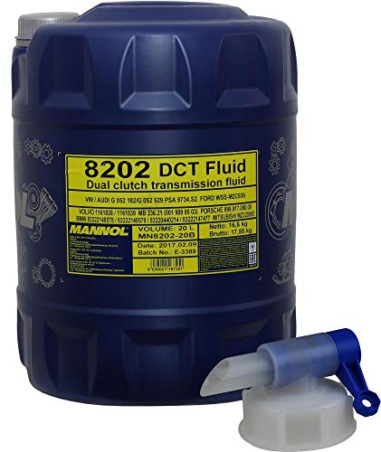 20 Liter Original MANNOL Getriebeöl 8202 DCT Fluid Gear Oil inkl. Auslaufhahn