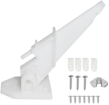 Kit tachimetro per barca marina, kit di montaggio automatico del tubo di sollevamento fino a 80 mph (bianco)