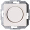 Kopp Milano weiß, Druck-Wechsel-Schalter, Kombigerät, LED-Dimmer, für Glüh-Lampen, 230V Halogenlampen, Phasenanschnitt, 843513086
