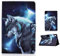 Rosbtib Funda para Lenovo Tab M10 HD 2nd Gen 10.1 Pulgadas 2020 (Modelo: TB-X306F / X306X), Estuche Protector Delgado Tipo Folio con Ranura para Tarjeta, Lobo