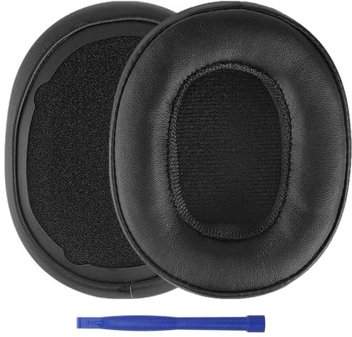 Replacement Ear Pads for Skullcandy Venue Wireless ANC, Headphones Earpads Protein Leather Ear Cushions for Skullcandy Crusher Evo/ANC/Wireless and Hesh 3/Evo/ANC/Wireless Headset Accessories - Black