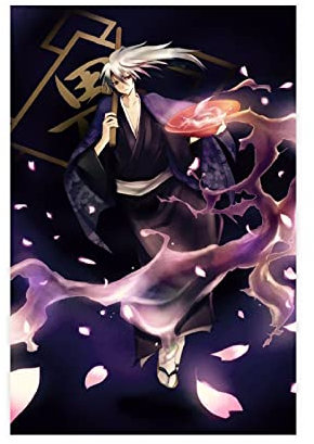 Anime-Poster Rise of The Yokai Clan 2, Leinwandposter, Schlafzimmer, Dekoration, Sport, Landschaft, Büro, Raumdekoration, Geschenk, 40 x 60 cm, ohne Rahmen: