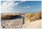Wallario Küchenrückwand aus Glas 90 x 60 cm, Motiv: Auf dem Holzweg zum Strand | Spritzschutz abwischbar & pflegeleicht
