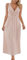 Alcea Rosea Femme Satin Chemise de Nuit Longue Dentelle Nuit Sexy Robe Elégante sans Manches Loisirs S-XXXL (Poudre, XXL)