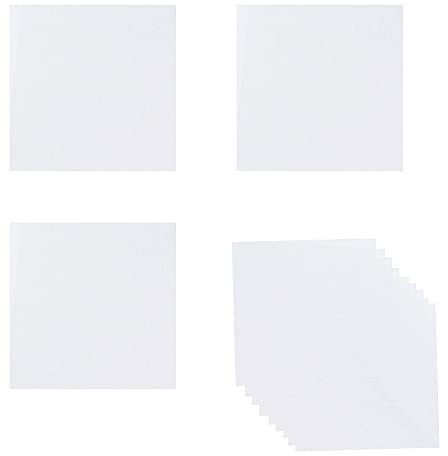 XiXiYang 16 Sheets Embroidery Transfer Papers Transparent Water-Soluble Films Wash Away Water Soluble Stabilizers Stabilizer Embroidery Papers,Clear Embroidery and Topping Interfacing DIY Hand Sewing