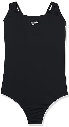 Speedo Damen Endurance+ Medalist Swimsuit | Fitness Badeanzug, Schwarz, 44