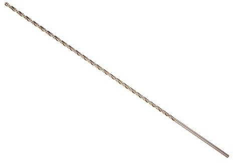 CoCud Torsion Foret Mèches, 5mm Foret Mèche Diamètre 400mm Total Longueur, M35 Haute Vitesse Acier Or Oxyde Torsion Perceuse Mèche-(pour Métal Travail Bois Plastique Aluminium)