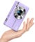 Digitalkamera 1080P FHD Fotokamera 44MP Fotoapparat Digital Kompaktkamera 16X Digitalzoom Einfache Vlogging Kamera Tragbare Kompakt Digitalkamera für Kinder Teenager Senioren Anfänger(Lila)