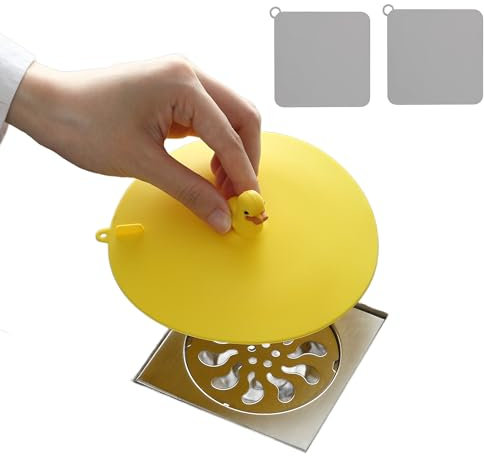 MAOYONG Badezimmer-Ablaufstopfen und Abdeckungs-Set für Badewanne, Dusche, Überlaufstopfen, Waschbecken, Wartung, Waschwanne, Boden und Badezimmer, Ablaufabdeckung, 3 Stück