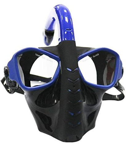 GeRRiT Schnorchel-Paket-Set, Schnorchelmaske, Tauchen, Schnorchelmaske, Silikon, Unterwasser-Schwimmbrille, Schnorchel-Atemmaske, Antibeschlag