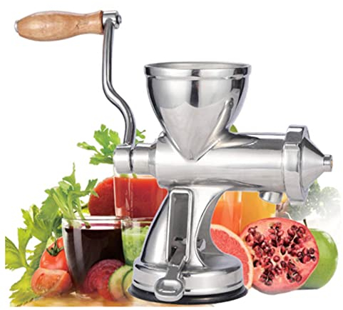 Manual Wheatgrass Juicer Extractor Auger Slow Squeezer Vegetable Orange Juice Press Portable Blender Machine for Household