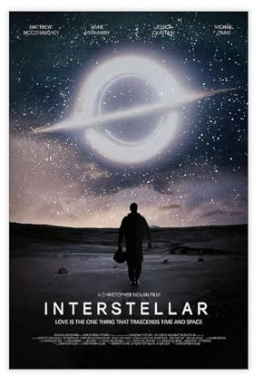 NFJUVX Interstellar Filmposter (16) Leinwandposter, Wandkunst, Dekordruck, Bild Gemälde für Wohnzimmer, Schlafzimmer, Dekoration, ungerahmt, 30 x 45 cm