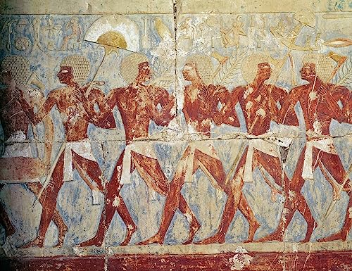 PSVDCTOO Gefeiert Wandbilder Kunst Poster Poster Wandbild eine Parade zu Ehren der Hathor durch einen berühmten Künstler Vintage Wandbild für Heimdekoration 60x90cm