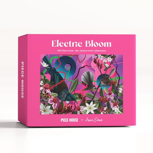 PieceHouse Jigsaw Puzzle for Adults 1000 Pieces | Native Birds and Flora | New Zealand Artist Anna Evans | Premium Quality, Vibrant and Unique Design | Relaxing & Challenging Puzzle Experience