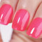 Ozzeal Vernis Semi Permanent Néon, 15ML HEMA Free Jelly Transparent Néon Rose Vif Gelée Gel Nail Polish Naturel French Vernis Gel UV Printemps Eté Cristal Vernis À Ongles Gels
