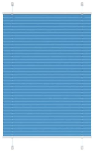 vidaXL Plissee Blau 95x100 cm Stoffbreite 94,4 cm Polyester