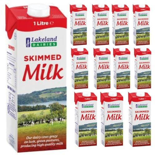 LAKE Skimmed Milk 1000 Mililiter x 12 Packs