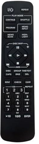 Replace RM-DX220 Remote Control Suits for Sony DVD Player Disc CD Changer CDP-CX225 CDP-CX235 CDP-CX681 CD-PX200 CD-PX205 CDP-CX200 CDP-CX205