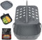 cake collarAir Fryer Silicone Pot, 8Inch Thick Reusable Liners, Square Baking Basket/Pan for Air fryer, Accessories for Uten, COSORI, NINJA, TOWER, Instant Air Fryer & Oven(Gray With Divider)