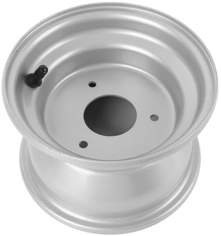 aqxreight 7 Zoll ATV Rad Rand Aluminiumlegierung Design 3 Bolzenlöcher 16x8.00-7 Rad Rand Erhöhte Grip Fit für ATV GO Kart Quad Dirt Bike Silber