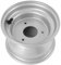aqxreight 7 Zoll ATV Rad Rand Aluminiumlegierung Design 3 Bolzenlöcher 16x8.00-7 Rad Rand Erhöhte Grip Fit für ATV GO Kart Quad Dirt Bike Silber