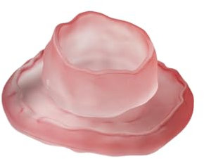 Tasse à thé en verre dépoli délicat et simple de style japonais - Tasse à thé rose + sous-verre rose