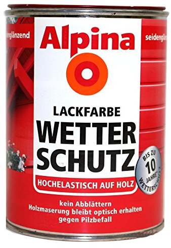 Alpina – wetterfest-Malerei, Grün Moos, sind Esp, 2 Liter.
