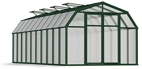 Canopia by Palram Serre de Jardin Hobby Gardener 17.1m² (Verte) Cadre en Aluminium, Panneaux en Polycarbonate, Résistant aux UV