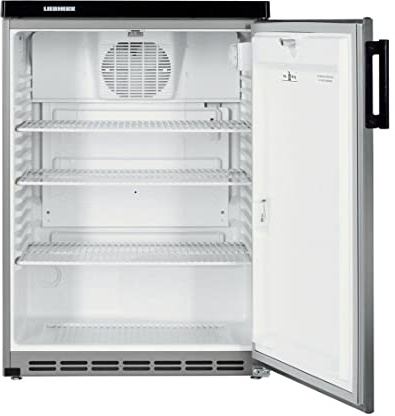 Liebherr FKvesf 1805 Independiente Plata - Refrigeradores para bebidas (Independiente, Plata, 4 estantes, Derecha, 180 L, SN)