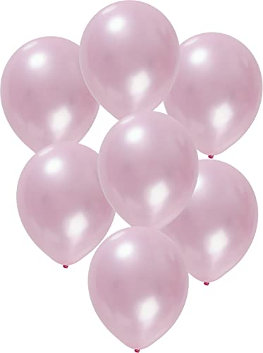 Palloncini metallizzati rosa 30 cm - 50 pezzi