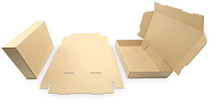 OfficeKing® 100 x Maxibriefkartons 240 x 160 x 45 mm Braun - Marken-Qualität