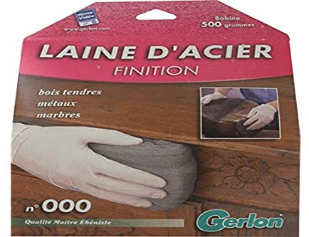 Laine d'acier en Gerlon - Moyenne - Boîte 500 g