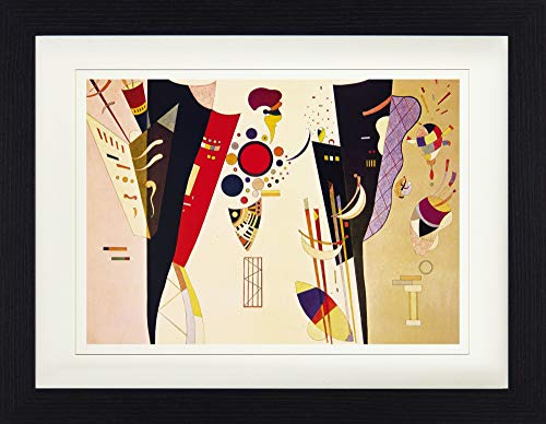 1art1 Wassily Kandinsky Poster Gegenseitiges Abkommen, 1942 Gerahmtes Bild Mit Edlem Passepartout | Wand-Bilder | Im Bilderrahmen 40x30 cm