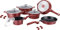 ROYALTY LINE SET 14 PEZZI IN PIETRA PENTOLE PADELLE, MODELLO RL-ES2014M -, PADELLE CON MANICO A SGANCIO RAPIDO