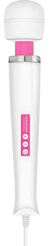My Magic Wand Massagestab Vibrator mit Netzanschluss - Massage gerät für Muskeln und Intimbereich - Massage Zubehör für Männer und Frauen – Rosa