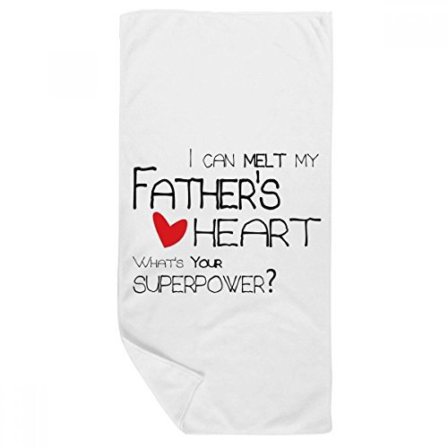 DIYthinker Ich kann meinen Vater das Herz Beste Papa der Liebe Badetuch weichen Waschlap Kulli Waschlap Kulli 35X70Cm Melt 35 x 70cm Mehrfarbig