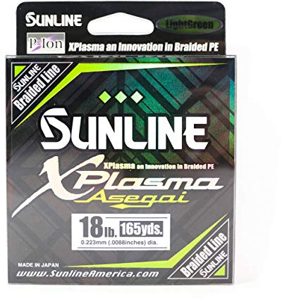 Sunline Unisex-Erwachsene 63043208 Xplasma Asegai Light Green 18LB Test/165 YD, lichtgrün