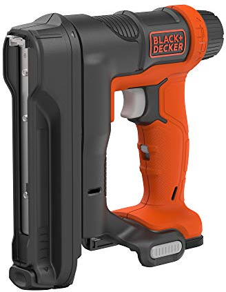 Black+Decker BDCT12S1-QW Akku-Nagler – 12 V – 1,5 Ah – Ladegerät mit 80 Klammern – 1840 Heftklammern in 1 Akku – 1 Akku – 100 Heftklammern 14 mm