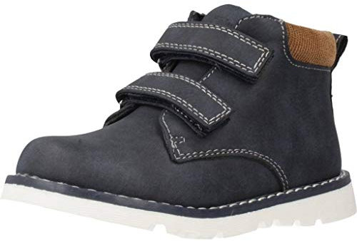 Chicco, Botas Niño con Doble Cierre de Gancho y Bucle, Botines Cómodos, Flexibles y Transpirables, para Otoño e Invierno, Zapatos Niño y Chico, Azul (1), 26 EU